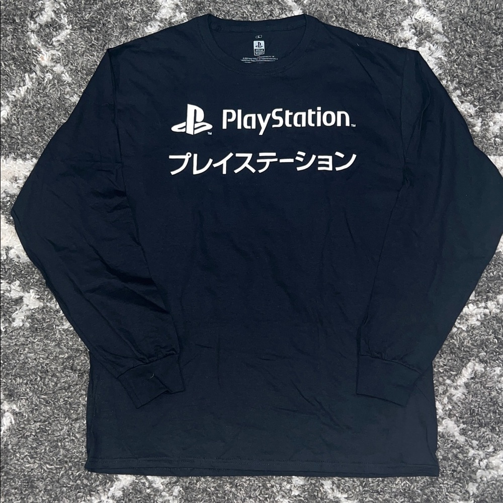 NWOT Ripple Junction Black PlayStation Licensed Long Sleeved Shirt